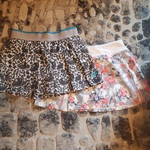Lot of 2 tennis skirts (1 stella mccartney adidas)